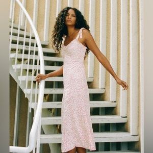 NWT Billabong pink midi dress size medium